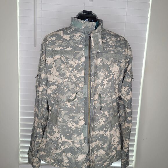 ACU A2CU Aircrew Combat Uniform Military 100% Aramid Medium Short Shirt Coat - Picture 2 of 8